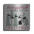 Luxe Metal Art 'Have Yourself a Merry Little Christmas' by Cindy Jacobs, Metal Wall Art