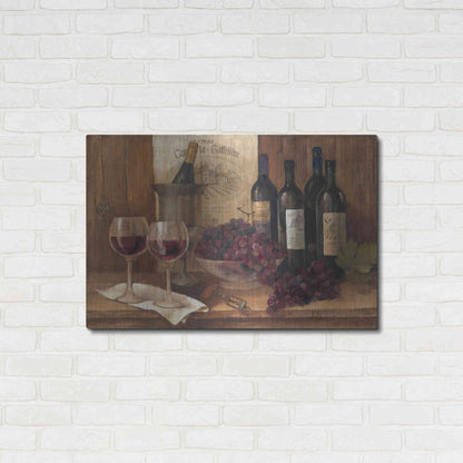 Luxe Metal Art 'Vintage Wine' by Albena Hristova, Metal Wall Art,36x24