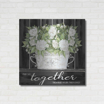 Luxe Metal Art 'And So Together' by Cindy Jacobs, Metal Wall Art,36x36