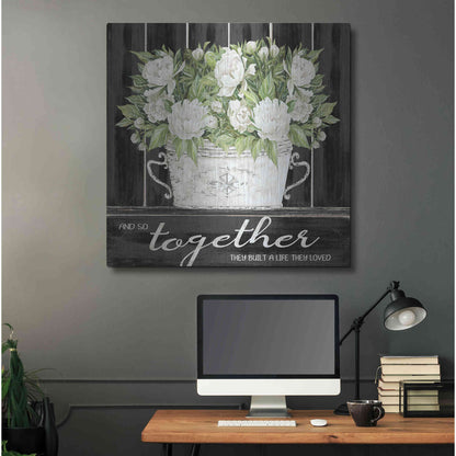 Luxe Metal Art 'And So Together' by Cindy Jacobs, Metal Wall Art,36x36