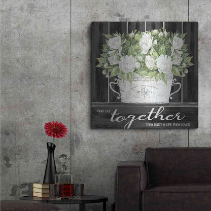 Luxe Metal Art 'And So Together' by Cindy Jacobs, Metal Wall Art,36x36