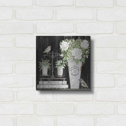 Luxe Metal Art 'Roses and Scales' by Cindy Jacobs, Metal Wall Art,12x12