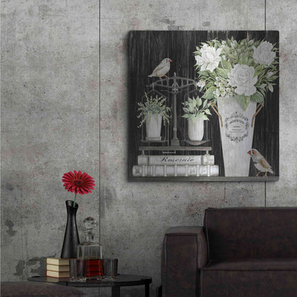 Luxe Metal Art 'Roses and Scales' by Cindy Jacobs, Metal Wall Art,36x36