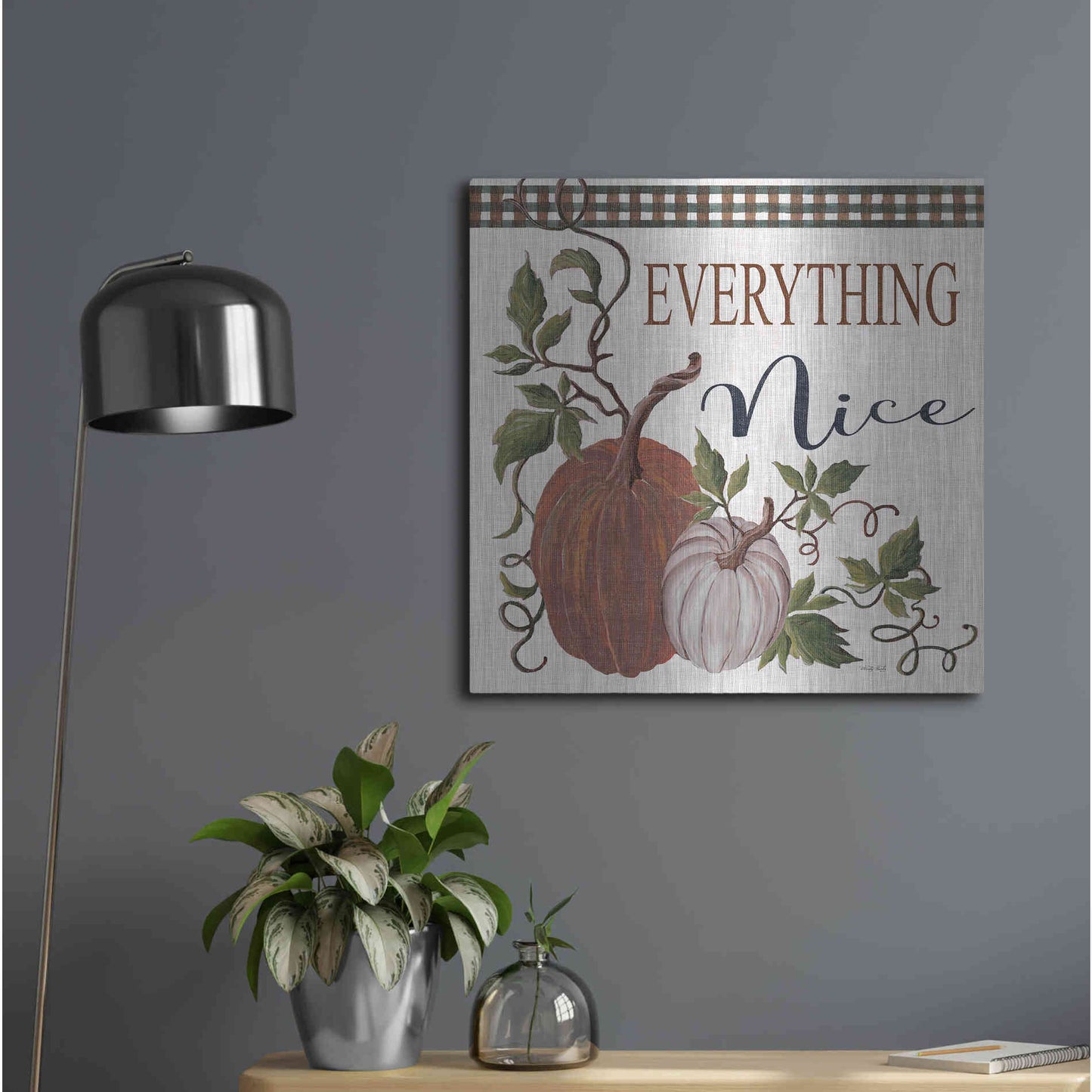 Luxe Metal Art 'Everything Nice' by Cindy Jacobs, Metal Wall Art,24x24