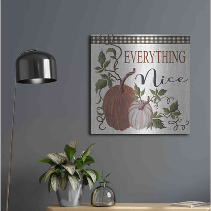 Luxe Metal Art 'Everything Nice' by Cindy Jacobs, Metal Wall Art,24x24