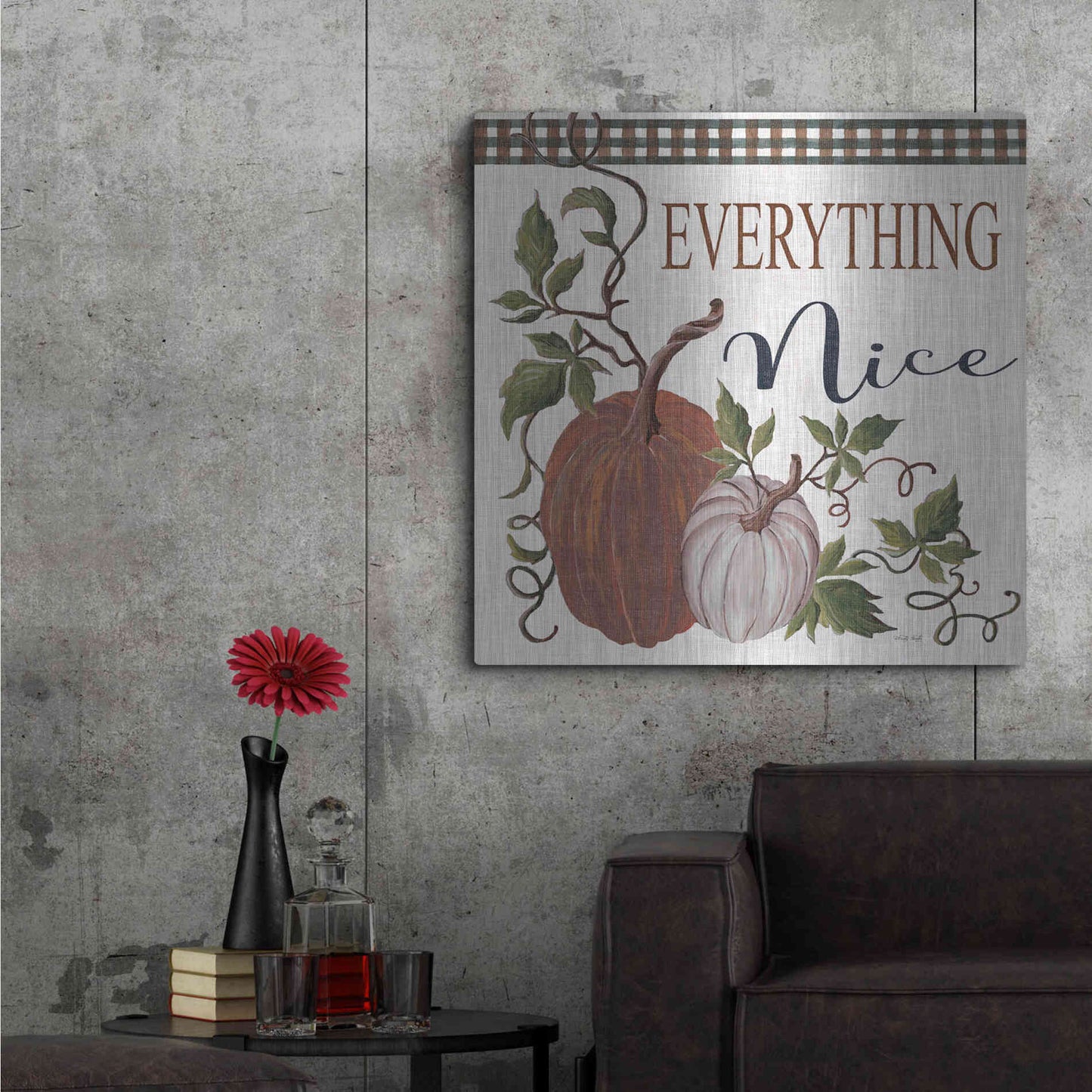 Luxe Metal Art 'Everything Nice' by Cindy Jacobs, Metal Wall Art,36x36