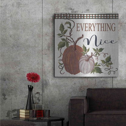 Luxe Metal Art 'Everything Nice' by Cindy Jacobs, Metal Wall Art,36x36