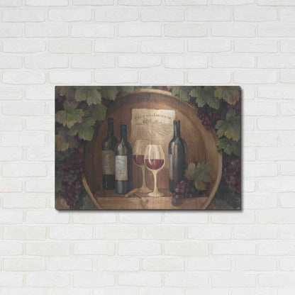 Luxe Metal Art 'At the Winery' by Albena Hristova, Metal Wall Art,36x24