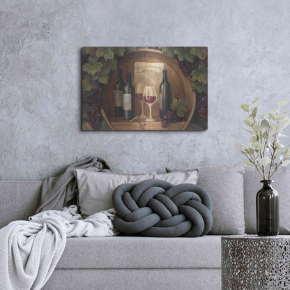 Luxe Metal Art 'At the Winery' by Albena Hristova, Metal Wall Art,36x24