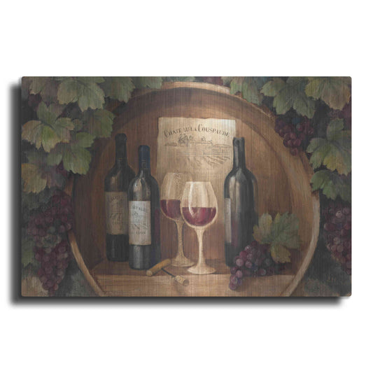 Luxe Metal Art 'At the Winery' by Albena Hristova, Metal Wall Art