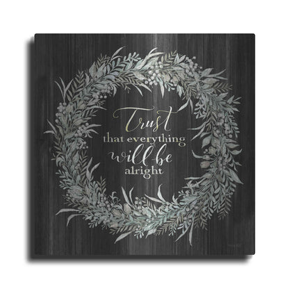 Luxe Metal Art 'Trust Wreath' by Cindy Jacobs, Metal Wall Art