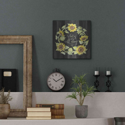 Luxe Metal Art 'What's Meant to Be Wreath' by Cindy Jacobs, Metal Wall Art,12x12