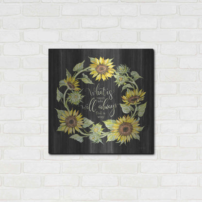 Luxe Metal Art 'What's Meant to Be Wreath' by Cindy Jacobs, Metal Wall Art,24x24