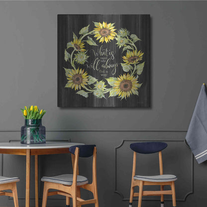 Luxe Metal Art 'What's Meant to Be Wreath' by Cindy Jacobs, Metal Wall Art,36x36