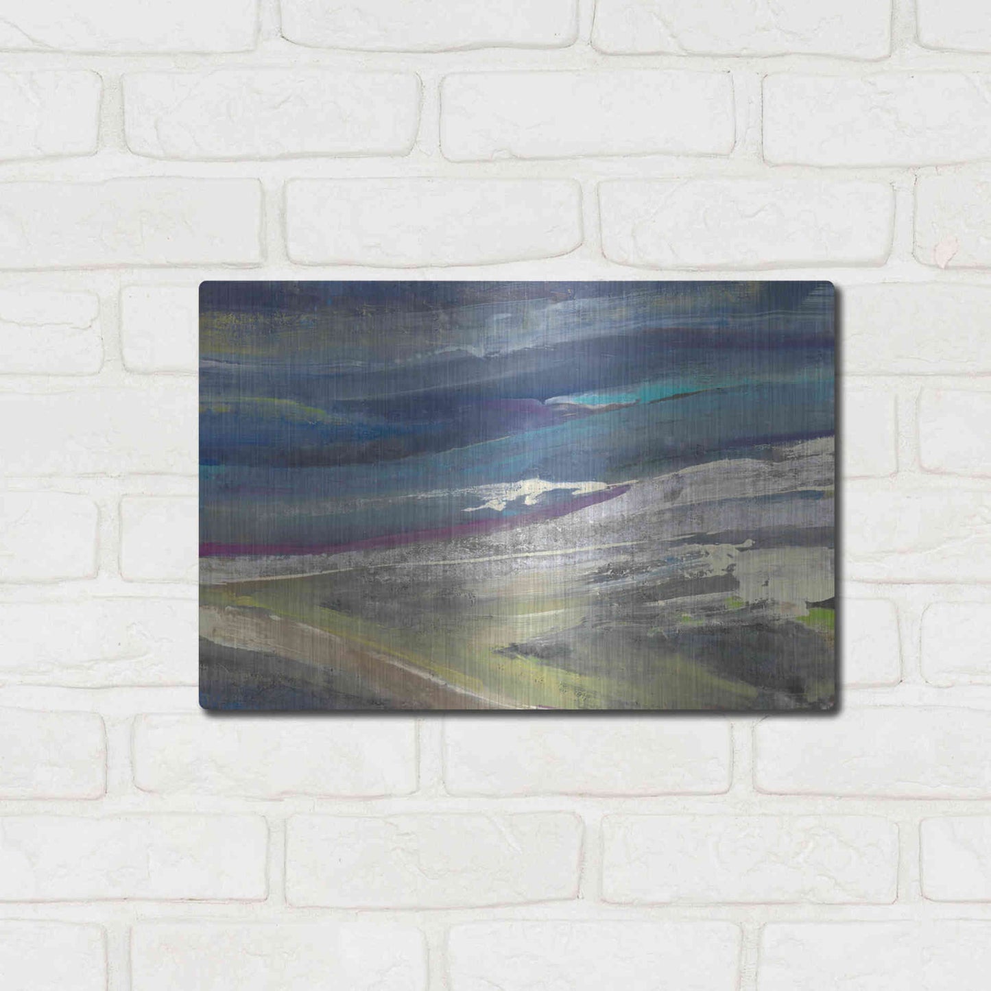 Luxe Metal Art 'Highlands' by Albena Hristova, Metal Wall Art,16x12