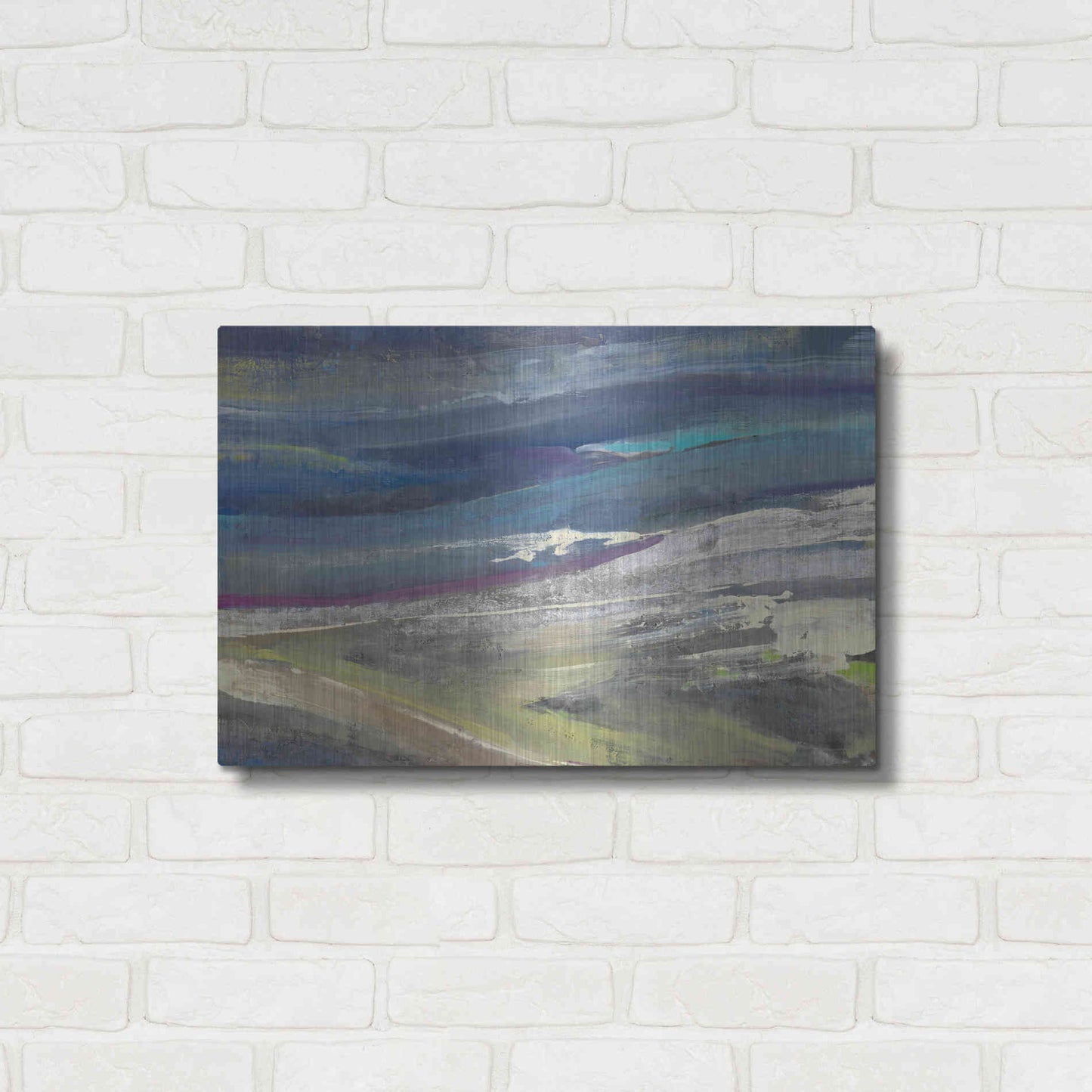 Luxe Metal Art 'Highlands' by Albena Hristova, Metal Wall Art,24x16