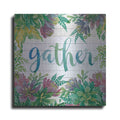 Luxe Metal Art 'Gather Succulents' by Cindy Jacobs, Metal Wall Art