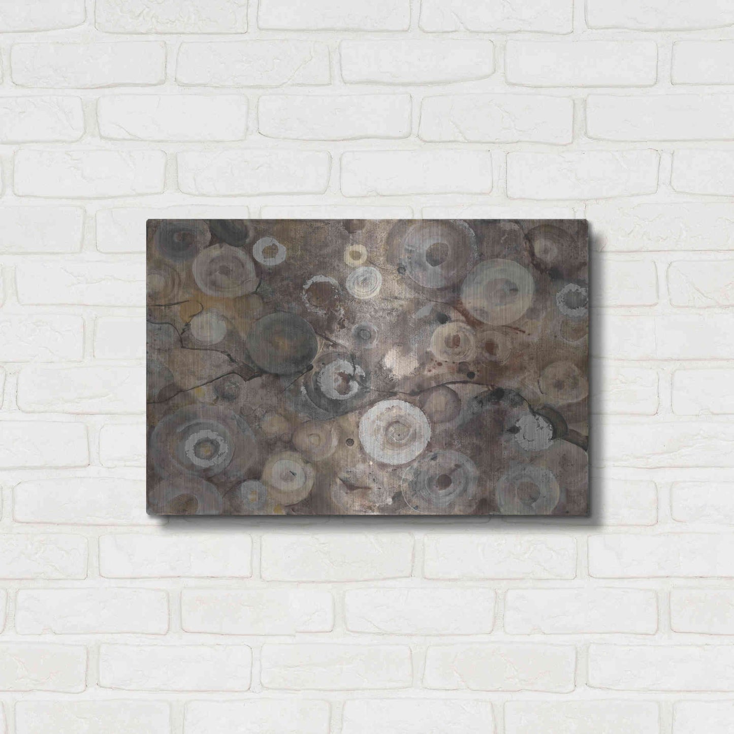 Luxe Metal Art 'Agate' by Albena Hristova, Metal Wall Art,24x16