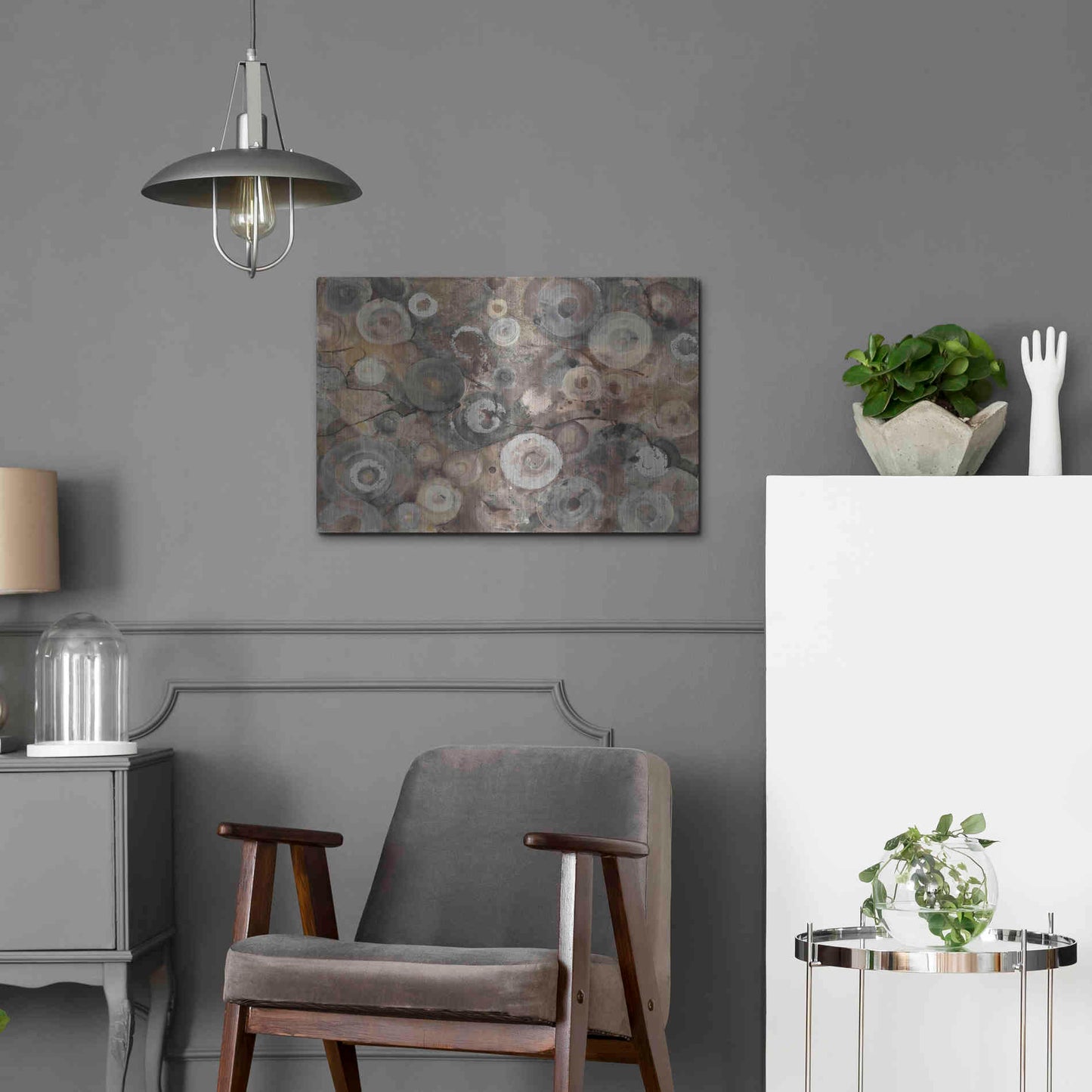 Luxe Metal Art 'Agate' by Albena Hristova, Metal Wall Art,24x16