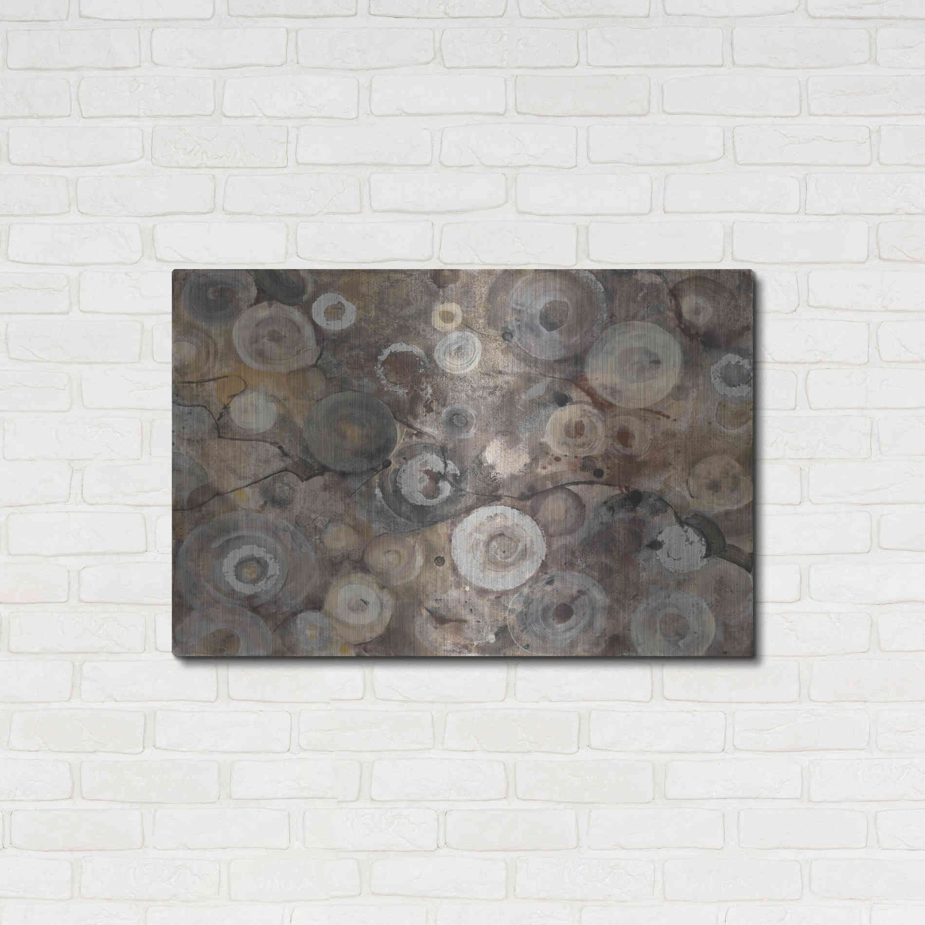 Luxe Metal Art 'Agate' by Albena Hristova, Metal Wall Art,36x24