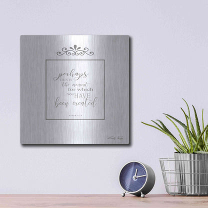 Luxe Metal Art 'The Moment' by Cindy Jacobs, Metal Wall Art,12x12