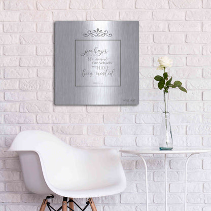 Luxe Metal Art 'The Moment' by Cindy Jacobs, Metal Wall Art,24x24