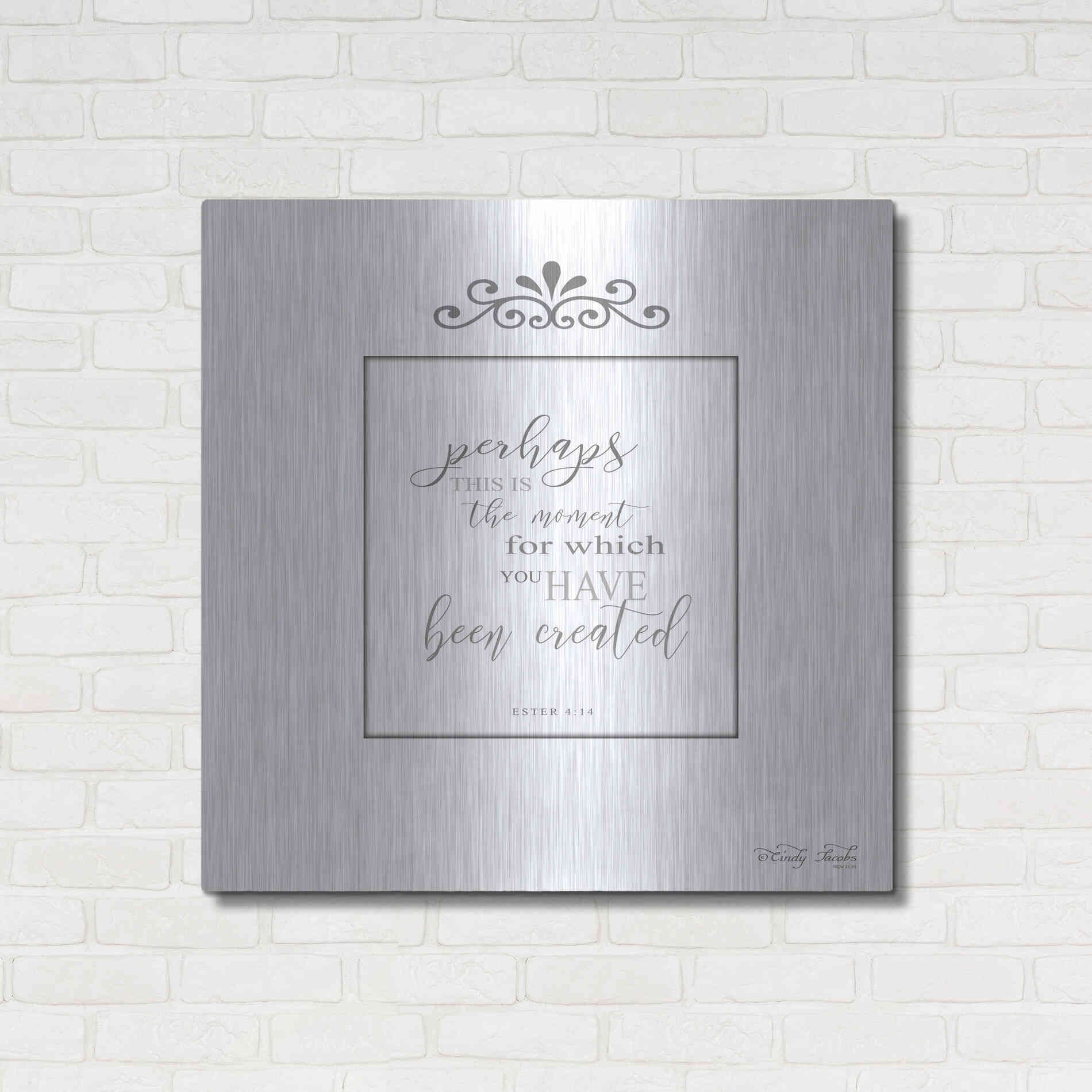 Luxe Metal Art 'The Moment' by Cindy Jacobs, Metal Wall Art,36x36
