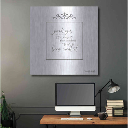 Luxe Metal Art 'The Moment' by Cindy Jacobs, Metal Wall Art,36x36