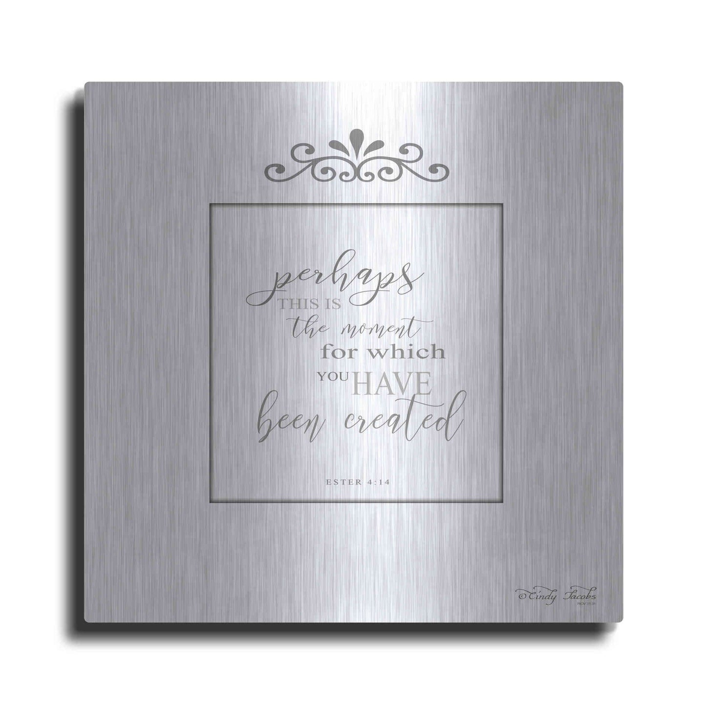 Luxe Metal Art 'The Moment' by Cindy Jacobs, Metal Wall Art