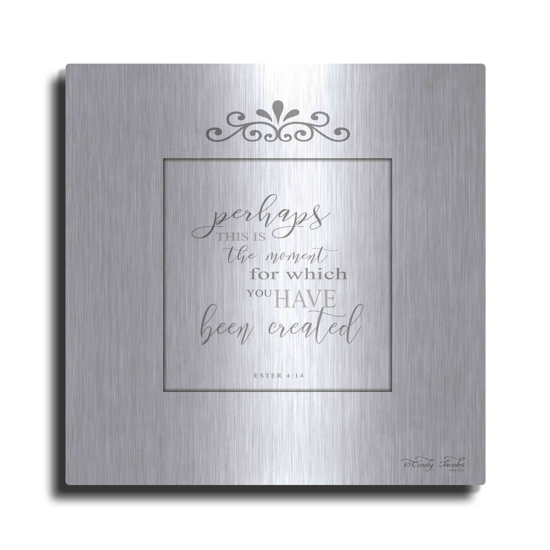 Luxe Metal Art 'The Moment' by Cindy Jacobs, Metal Wall Art