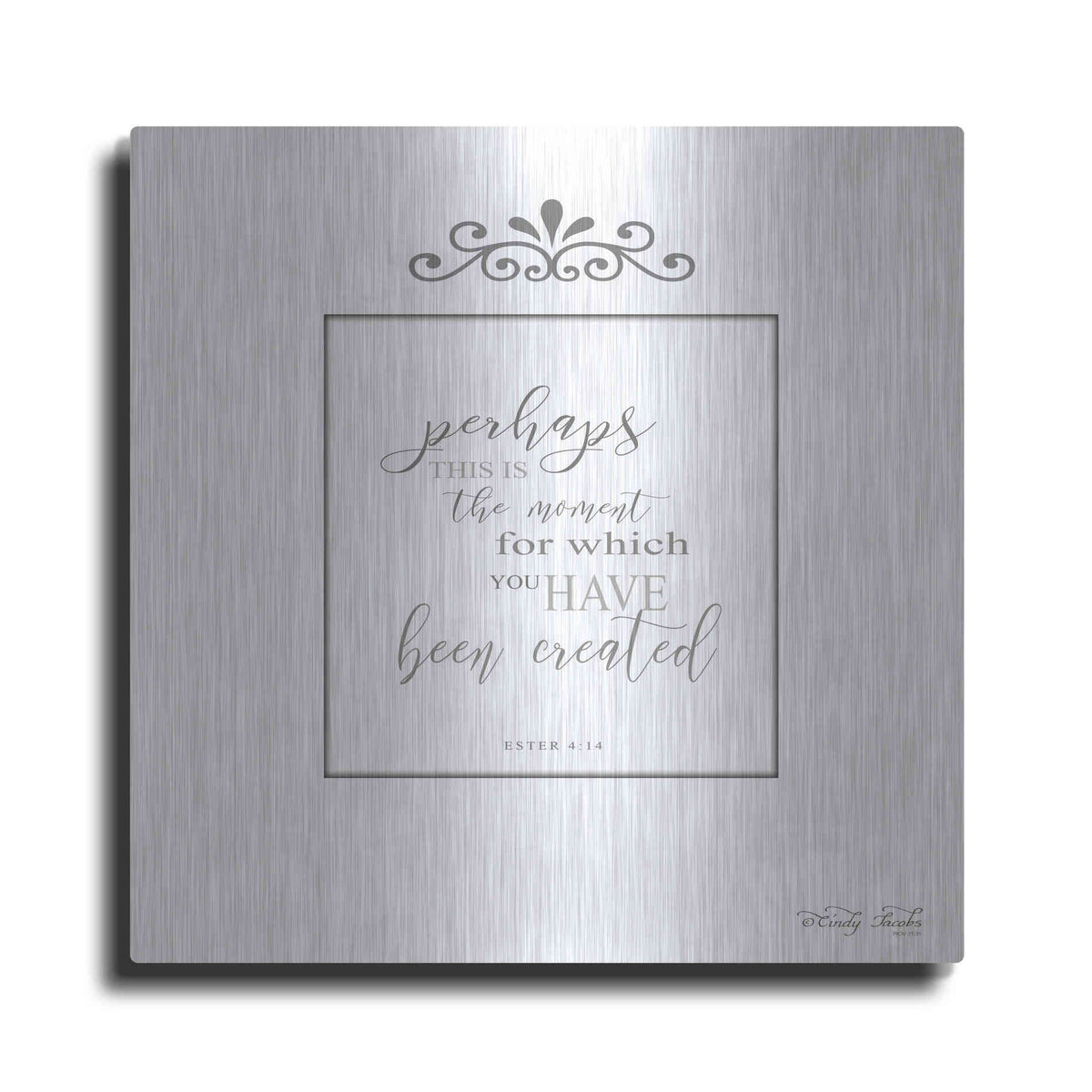 Luxe Metal Art 'The Moment' by Cindy Jacobs, Metal Wall Art