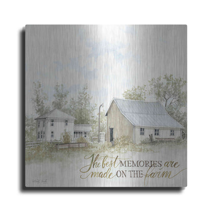 Luxe Metal Art 'The Best Memories' by Cindy Jacobs, Metal Wall Art