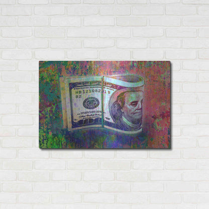 Luxe Metal Art 'Fat Stacks,' by Luxe Portfolio, Metal Wall Art,36x24