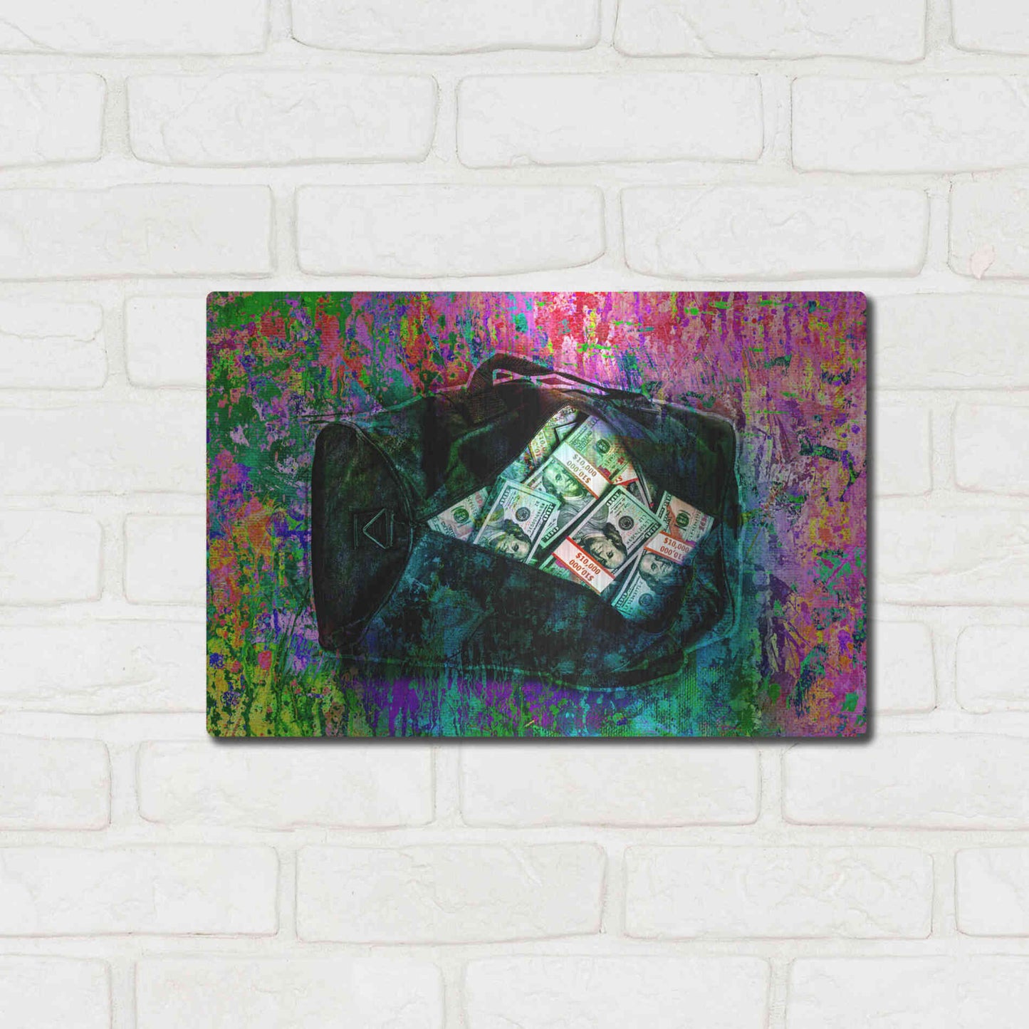 Luxe Metal Art 'Going Shopping,' by Luxe Portfolio, Metal Wall Art,16x12