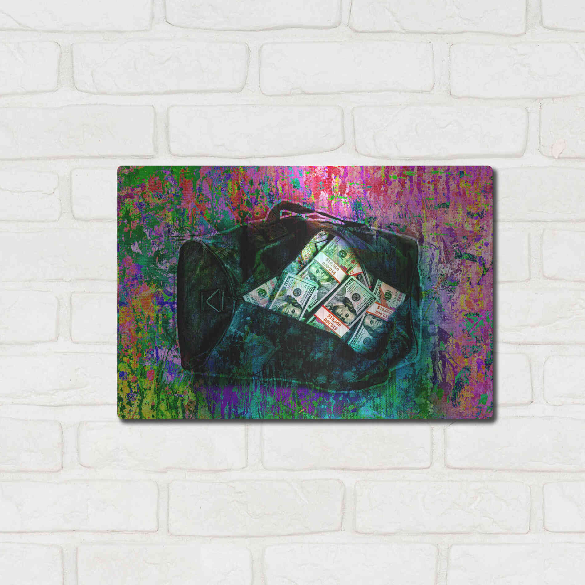 Luxe Metal Art 'Going Shopping,' by Luxe Portfolio, Metal Wall Art,16x12