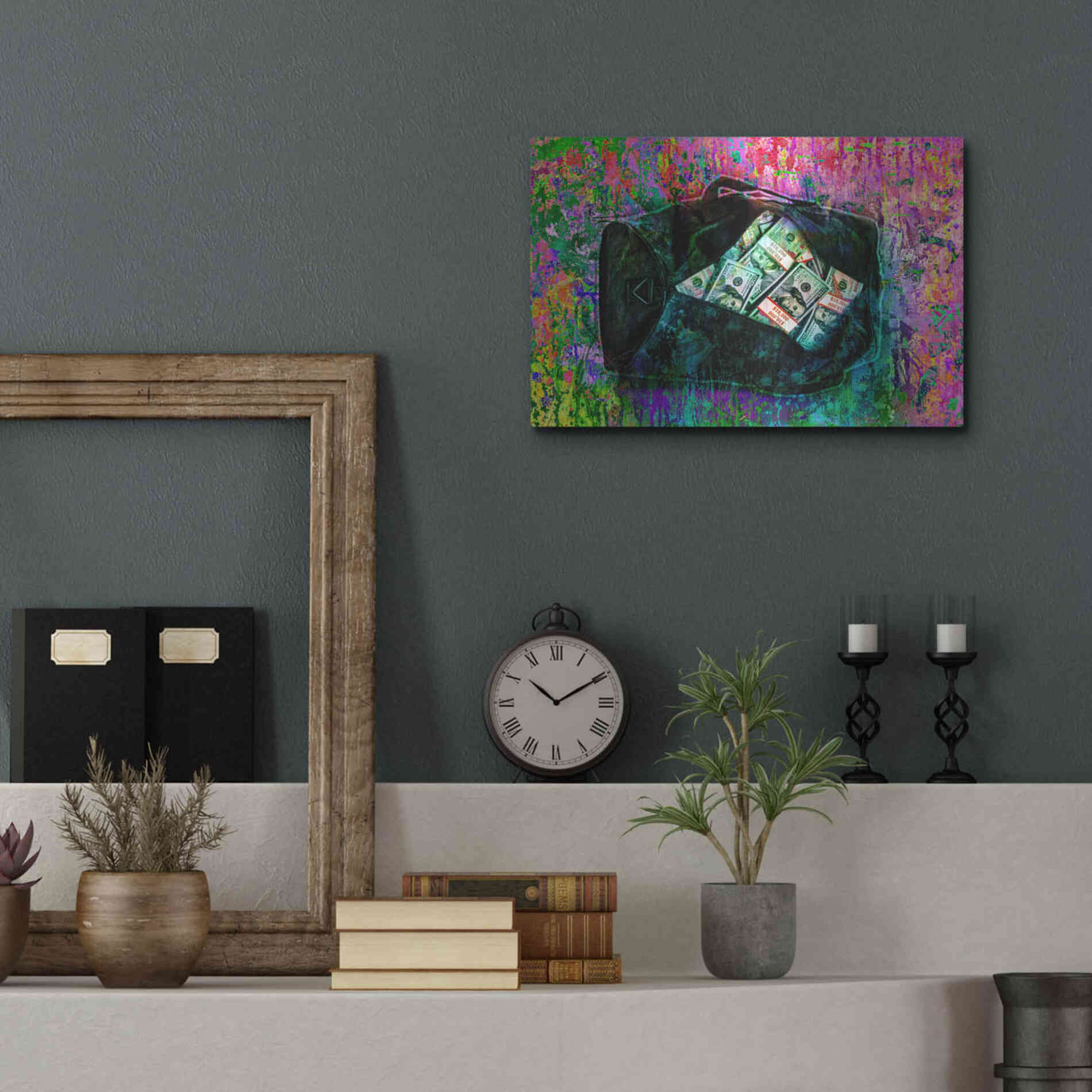 Luxe Metal Art 'Going Shopping,' by Luxe Portfolio, Metal Wall Art,16x12