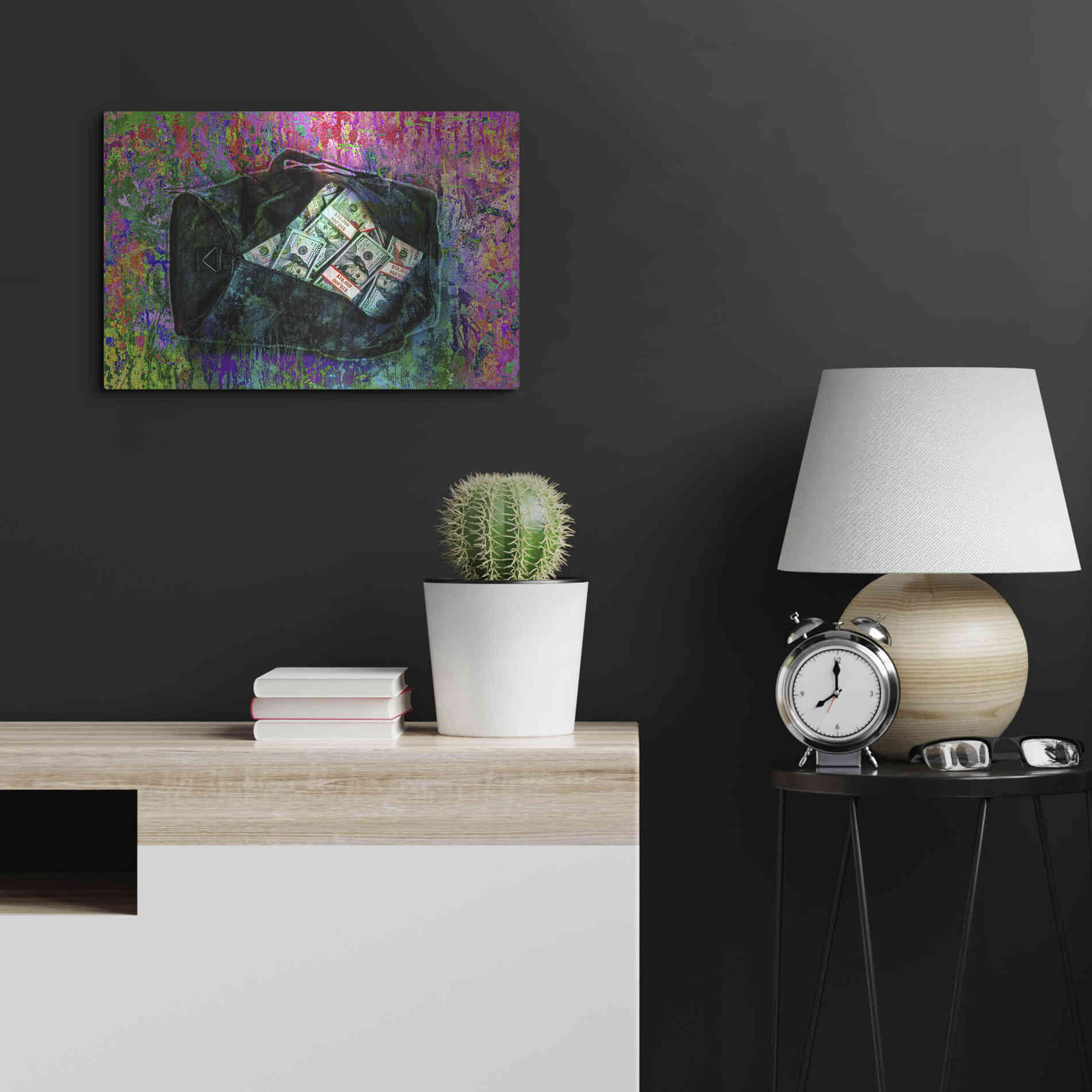 Luxe Metal Art 'Going Shopping,' by Luxe Portfolio, Metal Wall Art,24x16