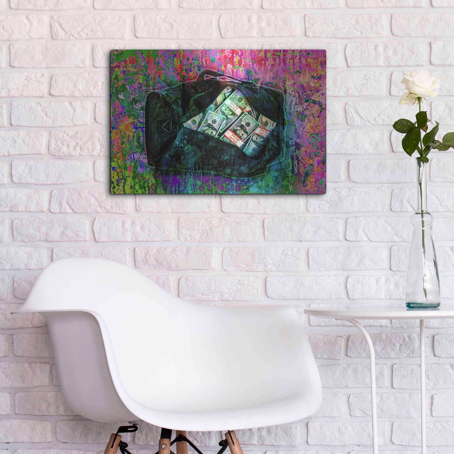 Luxe Metal Art 'Going Shopping,' by Luxe Portfolio, Metal Wall Art,24x16