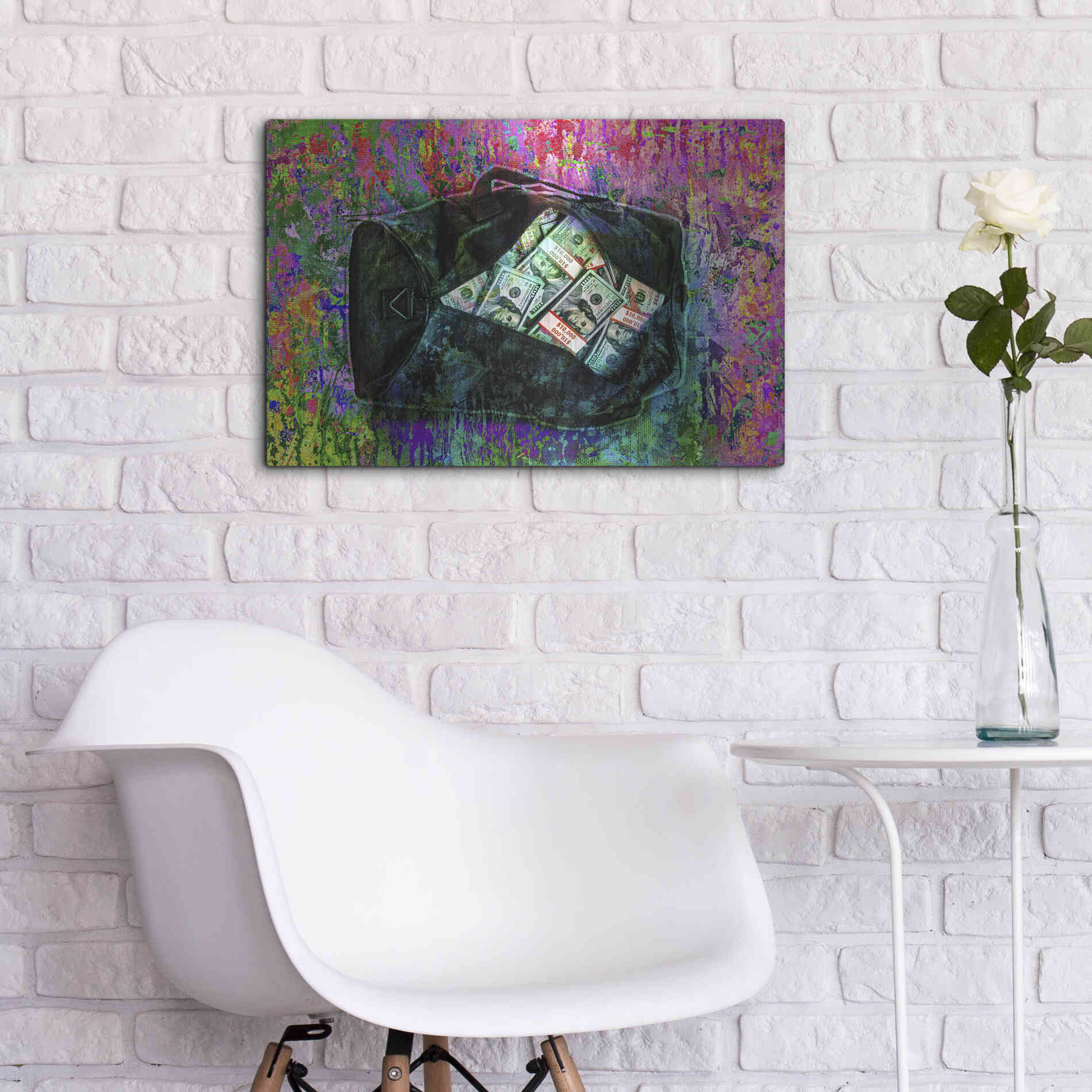 Luxe Metal Art 'Going Shopping,' by Luxe Portfolio, Metal Wall Art,24x16