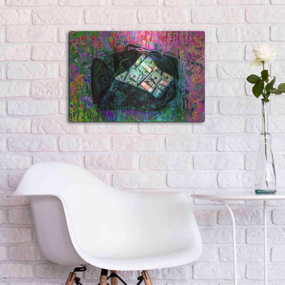 Luxe Metal Art 'Going Shopping,' by Luxe Portfolio, Metal Wall Art,24x16