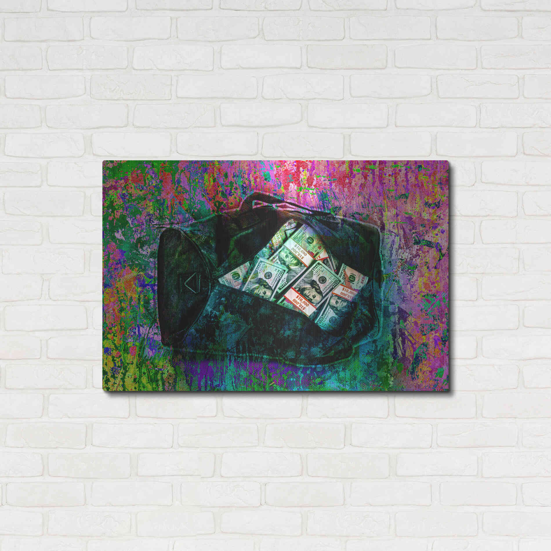Luxe Metal Art 'Going Shopping,' by Luxe Portfolio, Metal Wall Art,36x24