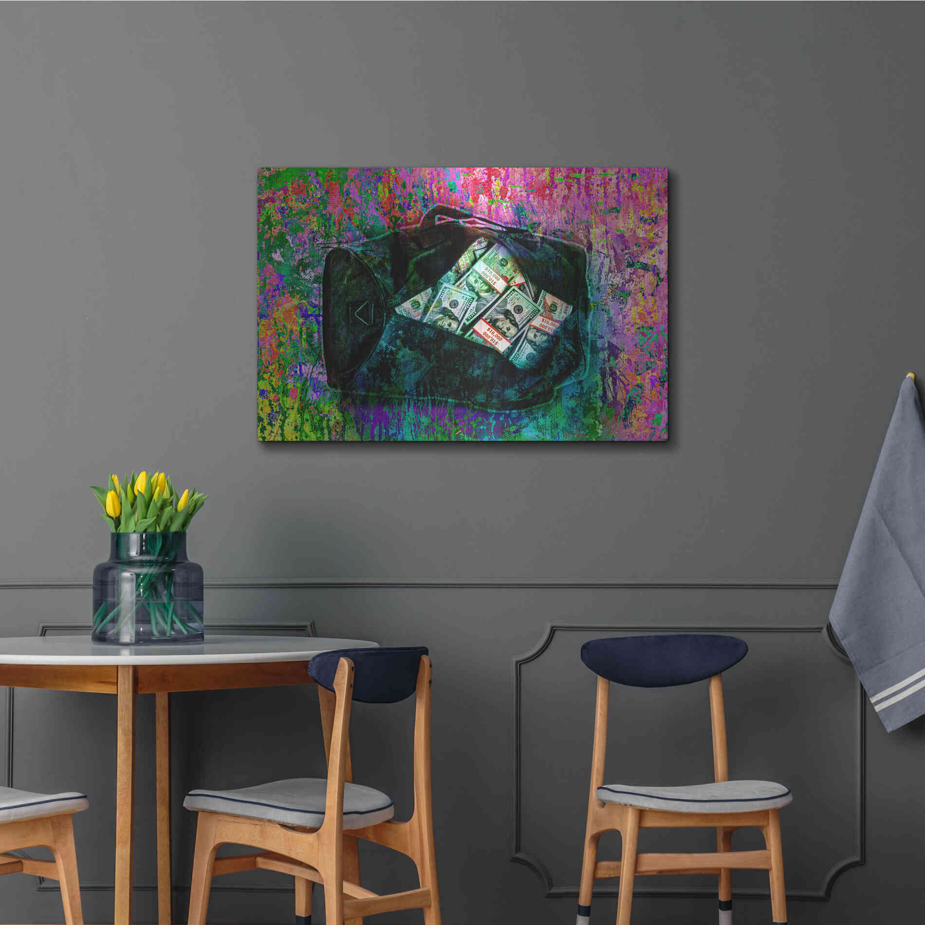 Luxe Metal Art 'Going Shopping,' by Luxe Portfolio, Metal Wall Art,36x24