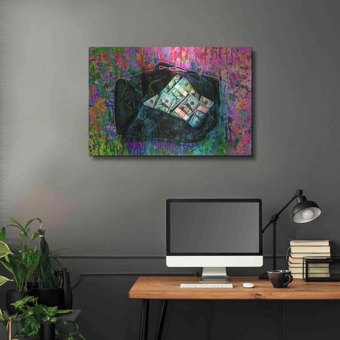 Luxe Metal Art 'Going Shopping,' by Luxe Portfolio, Metal Wall Art,36x24