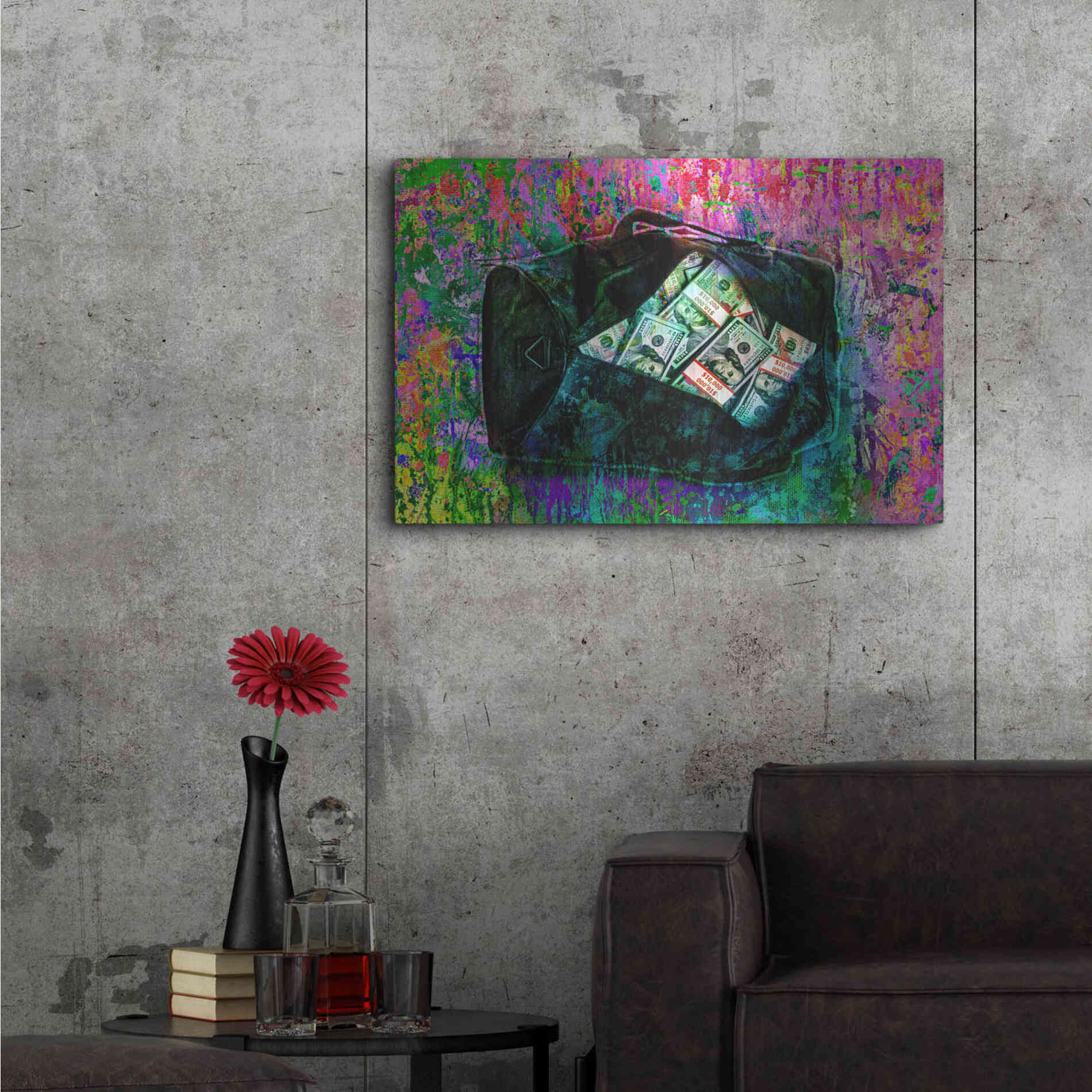 Luxe Metal Art 'Going Shopping,' by Luxe Portfolio, Metal Wall Art,36x24
