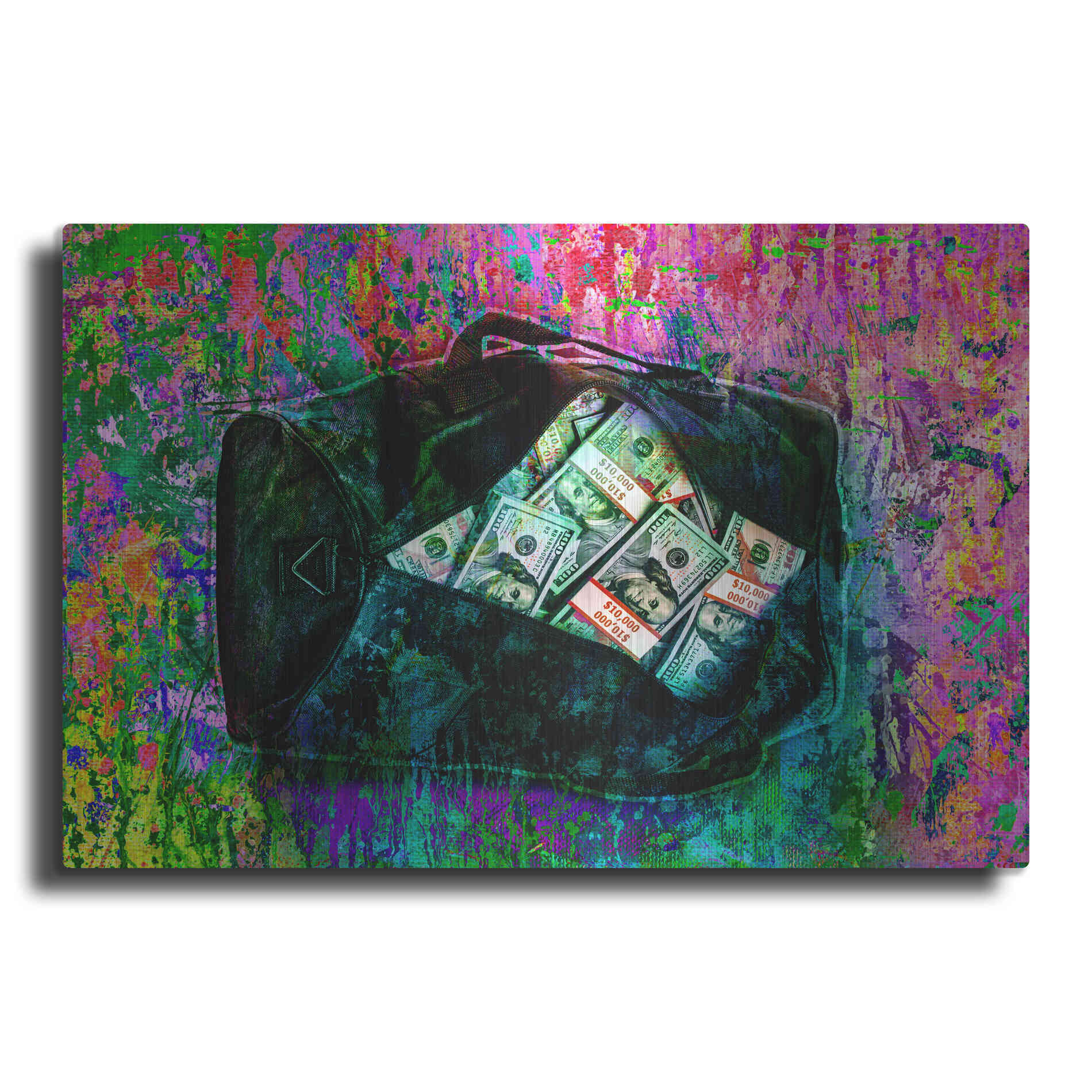 Luxe Metal Art 'Going Shopping,' by Luxe Portfolio, Metal Wall Art