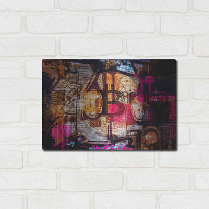 Luxe Metal Art 'Crypto currency Bitcoin 2' by Irena Orlov, Metal Wall Art,16x12