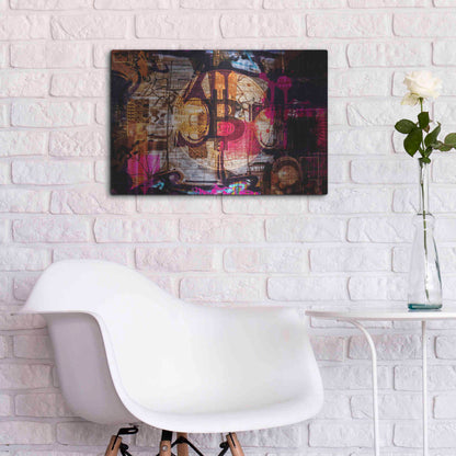 Luxe Metal Art 'Crypto currency Bitcoin 2' by Irena Orlov, Metal Wall Art,24x16