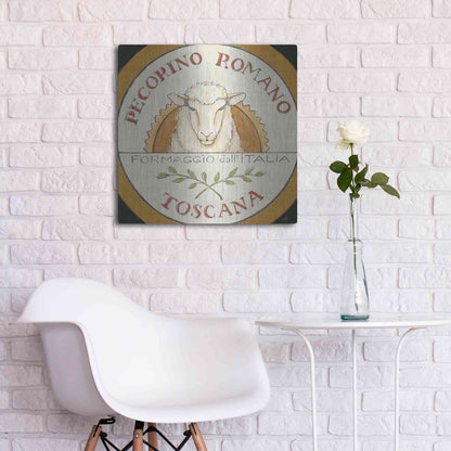 Luxe Metal Art 'Tuscan Flavor VII' by Daphne Brissonnet, Metal Wall Art,24x24