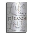 Luxe Metal Art 'Life and Love' by Cindy Jacobs, Metal Wall Art