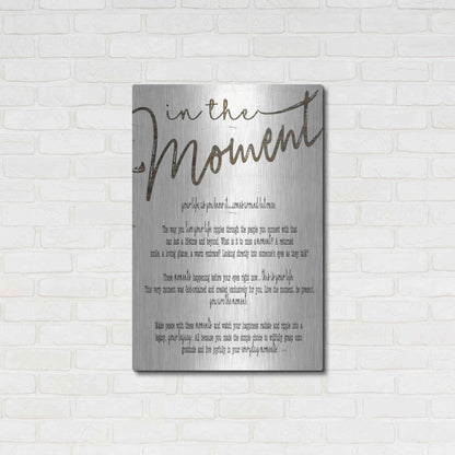 Luxe Metal Art 'In The Moment' by Cindy Jacobs, Metal Wall Art,24x36